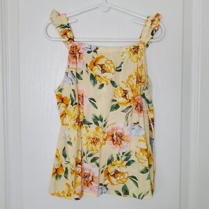 Old Navy Square-Neck Ruffle-Trim Cami for Girls